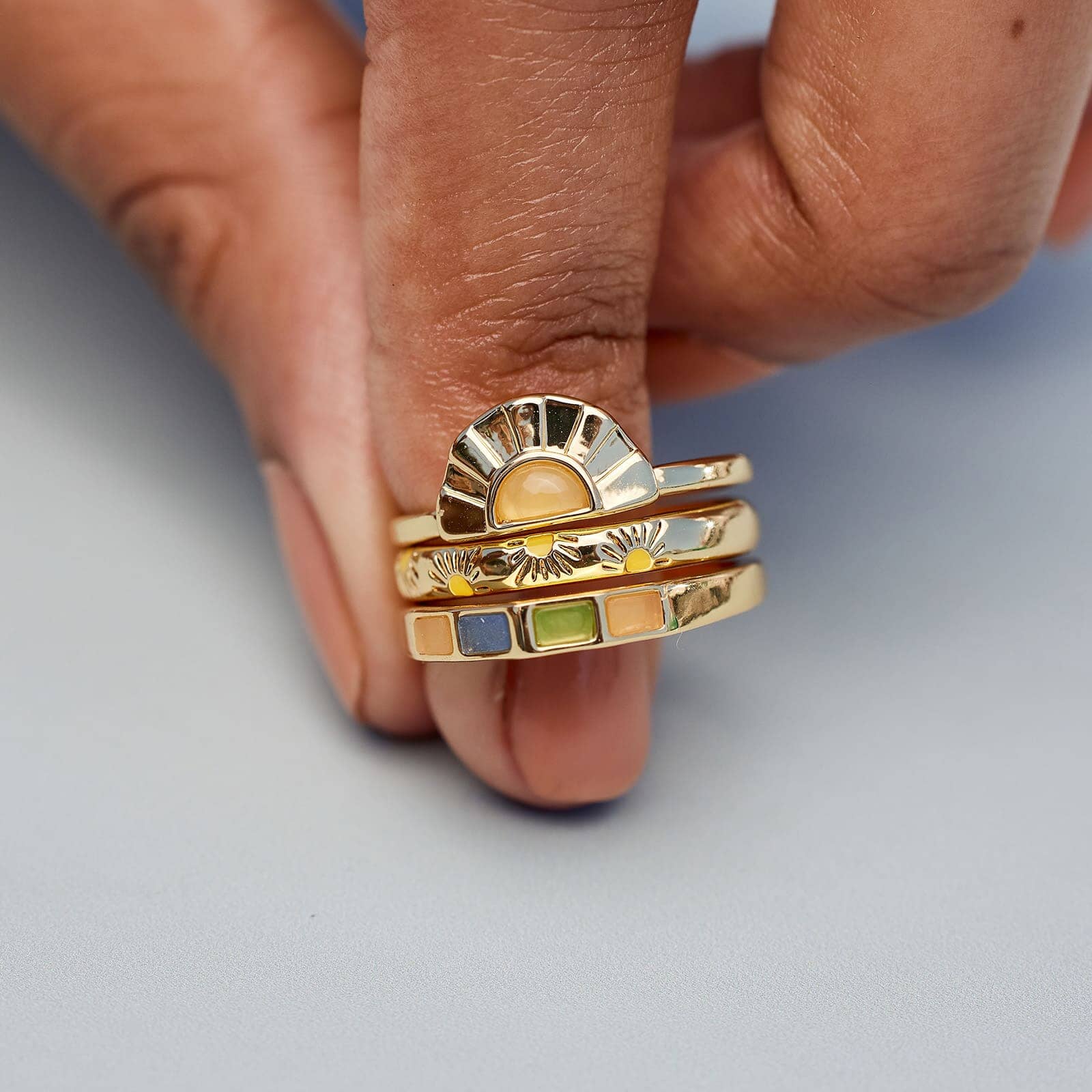 Atlantis Rings Egyptian Ring Protection Ring Healing Rings-9mm | LOGR